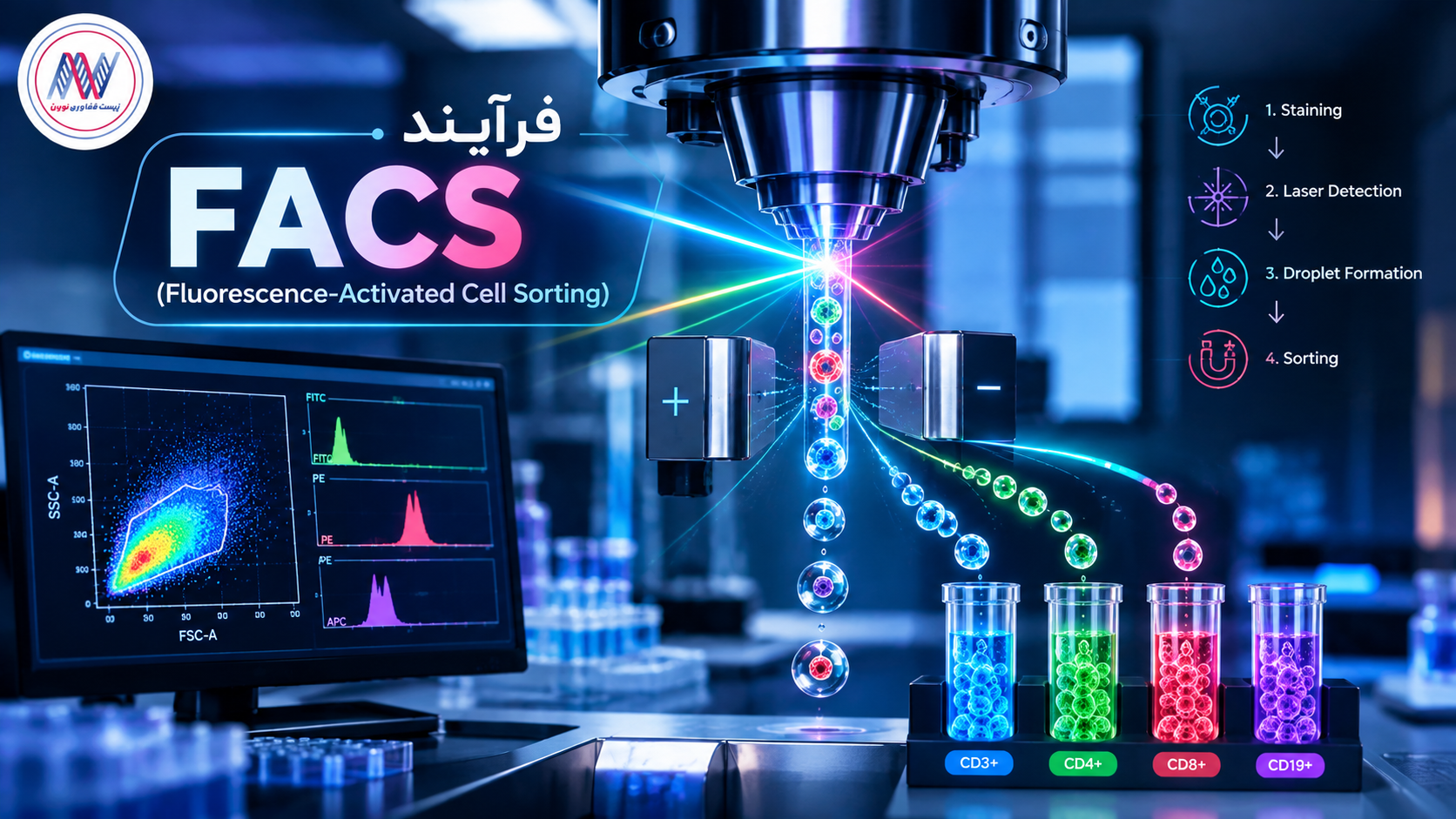 فرایند FACS